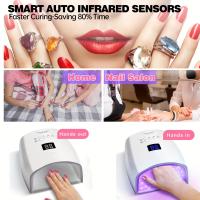 Secador de uñas con lámpara LED UV, luz de uñas de Gel, lámpara de uñas recargable con ajuste de temporizador, lámpara de Uñas de Gel UV para uñas de Gel - details 2