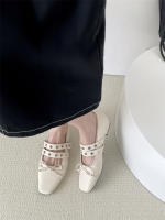 Zapatos Mary Jane de tacón grueso, estilo francés, nuevos, elegantes, de noche, con punta cuadrada y boca ligera, para mujer. - details 19