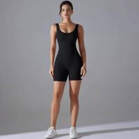 Body sin mangas para mujer, ropa elástica de una pieza, ropa de gimnasio, ropa deportiva - details 29