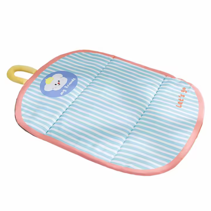 Alfombra de refrigeración para mascotas de dibujos animados, mantiene el frío, antiarañazos, cama fría para perros, alfombra de gel de hielo para el hogar, almohadilla para dormir para perros y gatos, herramienta para dormir - 1