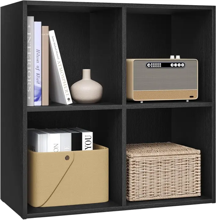 Estantería Moderna de 8 Compartimentos Ideal para Hogar y Oficina Madera Clara 60x29,5x121cm - 1