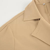 Gabardina elegante de invierno para mujer, holgada, informal, a la moda, versátil, larga - details 16