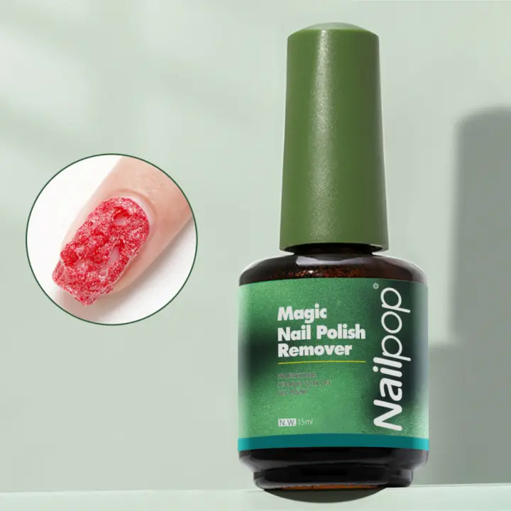 Nailpop-eliminador mágico de esmalte de uñas en Gel, removedor rápido de limpieza en 3-5 minutos, esmalte de Gel UV, herramienta removedora de Gel de uñas Magic Burst, 15ml - 1