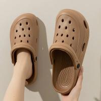 Zapatillas de playa para mujer, calzado para jardín al aire libre de verano para hombre, sandalias ligeras de EVA, chanclas suaves e informales antideslizantes - details 16