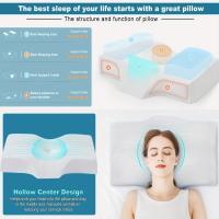 Almohada de soporte para hombro de espuma viscoelástica para dormir, cojín ortopédico para dormir, 1 unidad - details 3