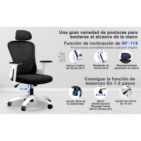 Silla de Oficina Ergonómica con Soporte Lumbar