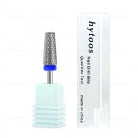 HYTOOS cónico 5 en 1 broca para uñas dientes cruzados brocas de carburo para uñas quitar Gel lima eléctrica taladros máquina accesorios de manicura - details 7