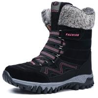 Botas de invierno para mujer, botas de nieve cálidas, zapatos de algodón cómodos para exteriores, botas martin de moda para mujer - details 2