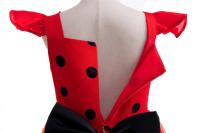 Vestido de princesa Cosplay de manga voladora de escarabajo pequeño para niñas, ropa de fiesta de cumpleaños y Halloween, disfraces de actuación de Marinette para niños - details 4