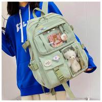 Mochila escolar de lona para adolescentes y niños, morral escolar para ordenador portátil, bolsa de viaje - details 6