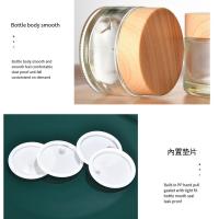 Latas, botes de muestra, caja de crema de vidrio, botellas rellenables, sombra de ojos, tarro de maquillaje, botellas de crema facial, frascos de cosméticos, viales de loción - details 5