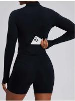 Conjunto deportivo USTADO de 2 UDS Yoga TRE para mujer, sujetador de entrenamiento transpirable Fiess, camiseta corta de manga larga para gimnasio, parte inferior ajustada para acampar - details 58