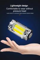 Linterna frontal COB con Sensor, 5 modos, miniiluminación frontal de trabajo, recargable, para exteriores, ciclismo, pesca - details 13