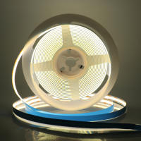 Cinta LED COB DC12 24V de Alta Densidad para Iluminación Lineal 528Leds/m XUNATA Tinta de Decoración de Habitación Natural Blanca Cálida - details 7