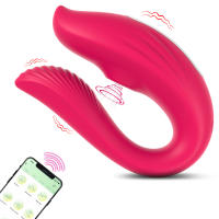 Vibrador Inalámbrico Control Remoto OOEEY para Mujeres Estimulador de Clítoris Juguetes Sexuales para Parejas Adultas Forma U Masturbador Dual - details 23