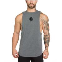Camisetas sin mangas de Fitness para hombre, ropa de gimnasio, culturismo, entrenamiento, chaleco de algodón, informal, transparente - details 4