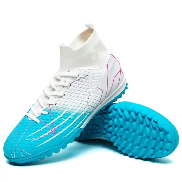 Nuevas botas de fútbol para niños, botas de entrenamiento profesional FT/AG, zapatillas de fútbol para hombres, zapatos de entrenamiento deportivos cómodos para jóvenes al aire libre - 1
