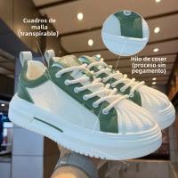 Nueva Malla, Huecos Y Transpirables Pequeños Zapatos Blancos, Versátiles Zapatos Deportivos Y De Ocio Ligeros De Suela Blanda - details 0