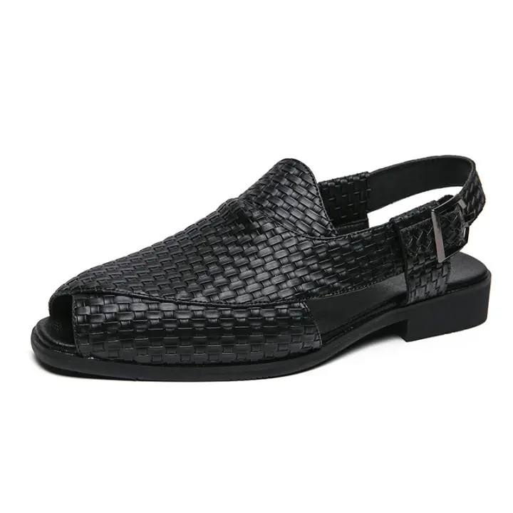 Sandalias transpirables trenzadas para hombre - 1