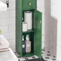 Mueble de Baño de Alto Estante Armario con 2 Puertas y Cajón Blanco Tamaño 20 x 20 x 180 cm - details 107
