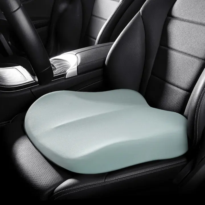 Cojín de asiento de refuerzo para coche, buen soporte, antideslizante, suave, cómodo y transpirable, elevador de asiento principal del conductor - 1