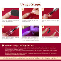 NAILWIND-Juego de manicura para extensión de uñas, herramienta de Arte de uñas postizas a presión, pegamento para uñas de cubierta semicompleta, puntas acrílicas - details 48