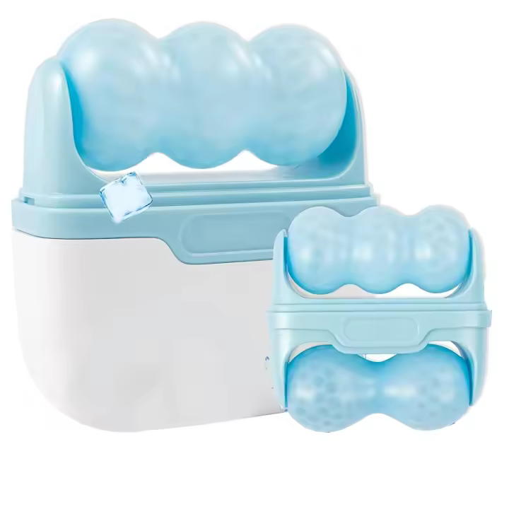 Rodillo de Hielo para Rostro y Ojos Mini Portátil Herramientas de Cuidado Personal para la Piel Color Azul Marca Scttomon - 1