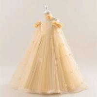 Elegante Vestido de Baile de Tul Diseño de Flores de Esponja para Bodas y Fiestas - details 24