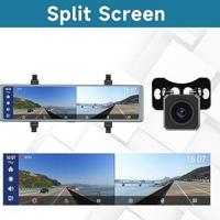 Espejo Retrovisor Coche Dash CAM Carplay Android Auto, Bluetooth, 11.26 Pulgadas Pantalla Táctil IPS Espejo Retrovisor DVR, - details 8
