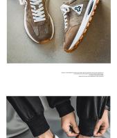 Nueva plataforma antideslizante y resistente al desgaste, zapatos deportivos versátiles de moda casual para hombres. - details 16