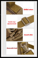 Bolso de hombro táctico militar Molle, bolsa impermeable para exteriores, ejército, Camping, viajes, senderismo, caza, pesca - details 2