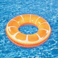 Flotador de Piscina de Frutas Feliz Anillo Inflable de Nata, Naranja, Limón para Niños - details 1