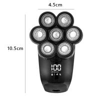 Afeitadora Eléctrica 5 en 1 7D para Hombres con Pantalla LED Impermeable Batería Recargable Máquina para Afeitar Cabezas Secas y Húmedas - details 6