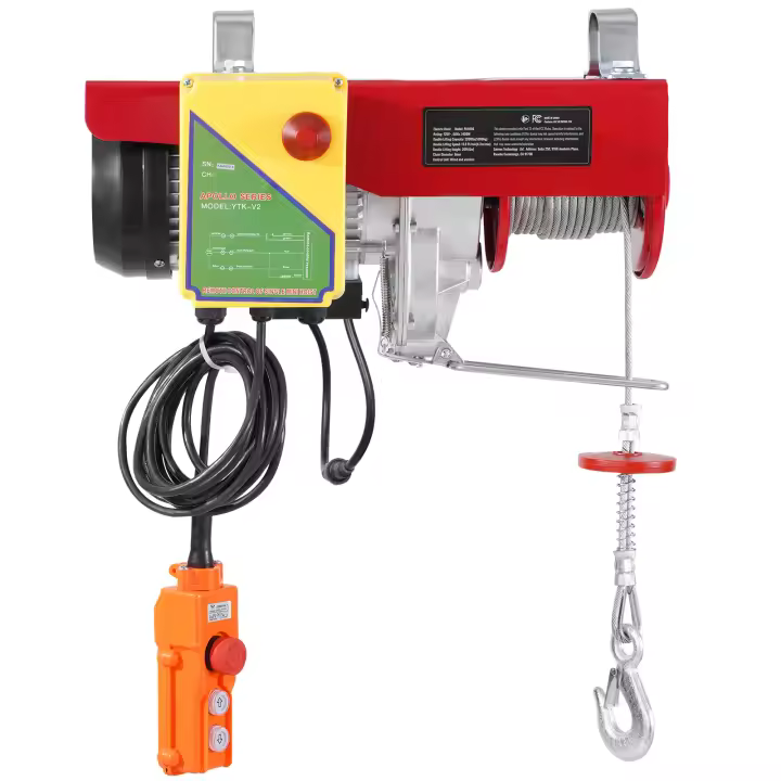Polipasto eléctrico SucceBuy, con una capacidad de elevación de 2200 lbs y siendo un cabrestante eléctrico de 230 V - 1