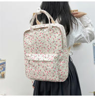 Mochila escolar fresca para mujer, literaria y artística, versátil, con flores informales, para niña y estudiante, novedad de 2024 - details 19