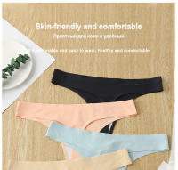 Tangas De Algodón Para Mujer, Ropa Interior Sexy De Cintura Baja Con Espalda En T, Bragas Cómodas A Rayas, Lencería Íntima - details 4