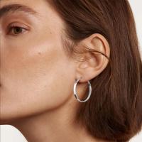 Pendientes Mujer Plata 925 Chapado en 14K Oro Rectangulares Geométricos Minimalistas - details 3