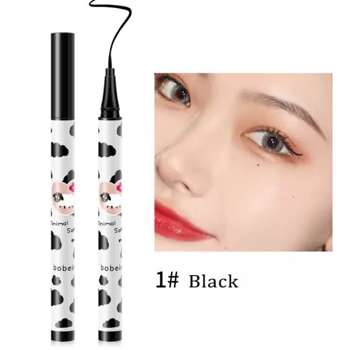 Rápido Secado Líquido Eyeliner Impermeable Punta Fina A Prueba de Manchas Duradero - 1