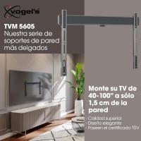 5405 Soporte TV Extremadamente Plano para TV de 32 a 77 Pulgadas, Peso máx. de 75 kg, Soporte de TV máx. VESA 400x400, Compatibilidad Universal, Distancia a la Pared Solo 1,5 cm - details 9