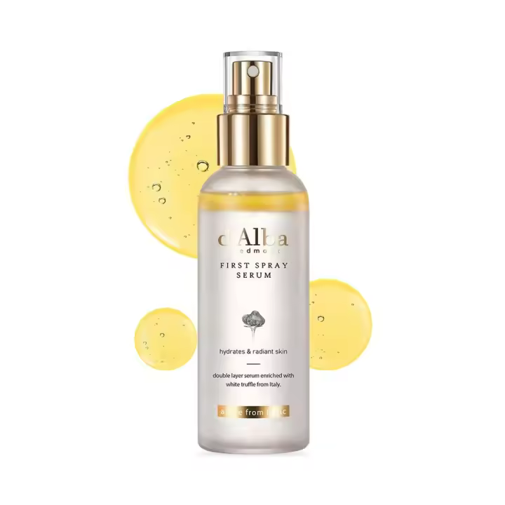 d'alb.a Piedmont Italian Truffle First Spray Serum, cuidado de la piel vegano, niebla facial hidratante con trufas blancas, suero brillante para - 1