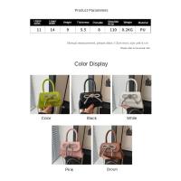 Mini bolsa de hombro con cordones para mujeres, correa de hombro para mujeres, solapa de cuero PU, cadena, moda - details 0