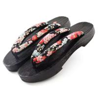 Zapatos de madera de suela gruesa, zuecos de kimono de verano de anime para niña, sandalias antiguas ordinarias hechas a mano, nuevo Arca informal - details 8