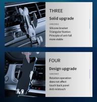 Cargador inalámbrico infrarrojo para coche, soporte de carga rápida de 15W, abrazadera automática, cargador magnético Qi - details 6