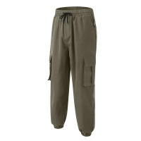 Pantalones de trabajo ligeros con cordón multibolsillos para hombre Pantalones de verano para hombre - details 12