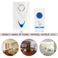 Timbre portátil de seguridad para el hogar, timbre inalámbrico con batería, 32 canciones de sintonización, Control remoto, alcance de 100M - details 2