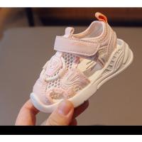Verano nuevo bebé niño sandalias suela suave funcional zapatos bolsa cabeza anti-kick bebé niña zapatos - details 9