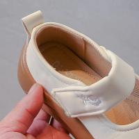 Zapatos de cuero para niños y niñas, calzado de estilo coreano a la moda, suela suave, antideslizante, informal, versátil, Chic, novedad de otoño, 2024 - details 8