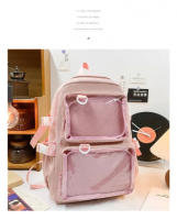 Mochila Itabag Kawaii Japonesa para Mujeres Nueva 2024 Mochila Transparente de Gran Capacidad Mochila Ita para Estudiantes de la - details 1