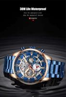 Reloj de Cuarzo de Lujo para Hombres CURREN 8391 Correa de Cuero Automático Moda Deportiva y Ocio - details 9