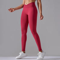 Leggings de yoga para mujer, pantalones deportivos sin costuras, cintura alta, levantamiento de cadera, entrenamiento, correr - details 6